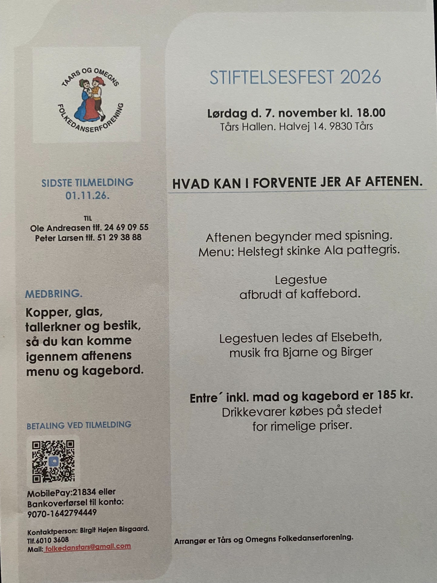 Læg mærke til datoen
